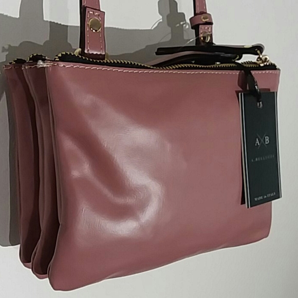 Alberto Belucci Italy Artemide Leather Shoulder Bag - Picture 6 of 8